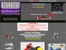 Tablet Screenshot of corbin.de